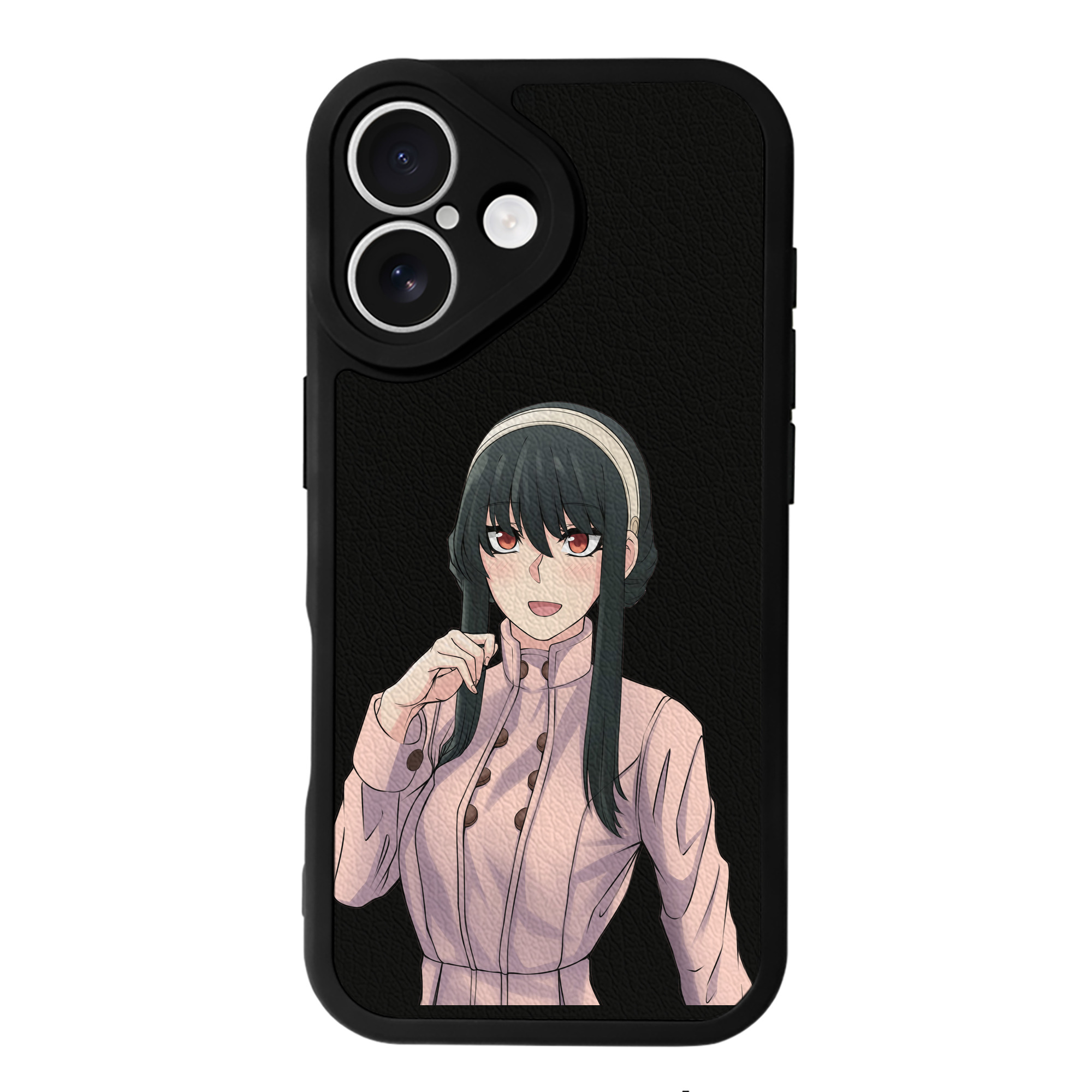 （画像用） SPY×FAMILY间谍家家酒 【iPhone 16シリーズ対応】シリコンスマホケース（レザー調） 材質：シリコン